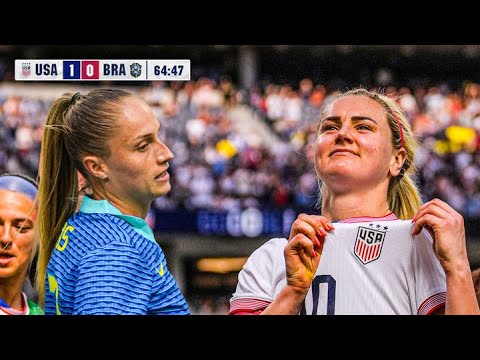 USA vs Brazil - ALL Goals & Highlights | FIFA Women's International Friendly Match