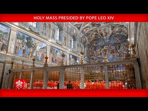 9 May 2025, Holy Mass with the Cardinals presided over by Pope Leo XIV