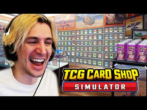 xQc Starts His Own Card Shop
