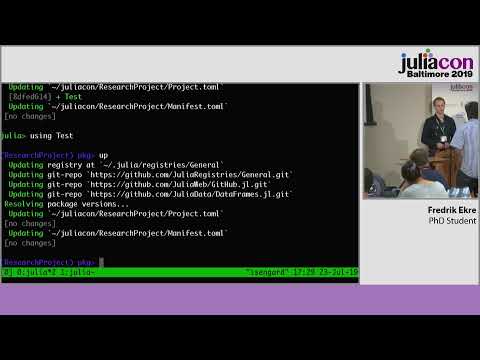 Pkg, Project.toml, Manifest.toml and Environments | Fredrik Ekre | JuliaCon 2019