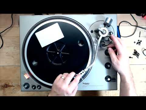 Technics SL 1300 Turntable Repair - New RCA Cables and Basic Service