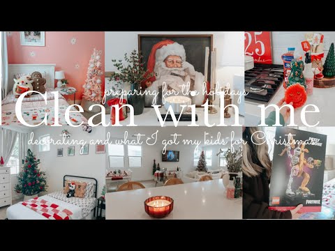 🎄PREPARING FOR THE HOLIDAYS- DECORATING, CLEANING & WHAT I GOT MY KIDS FOR CHRISTMAS || CLEANING