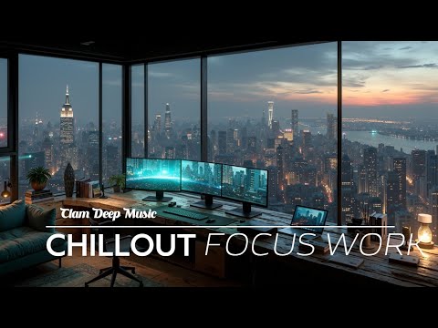 Deep Work & Study Music | Calm Night City Atmosphere - Boost Productivity, Focus & Relaxation