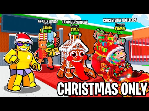 Steal a Brainrot, But the Road ONLY Spawns Santa Brainrots