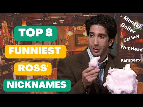 Top 8 Funniest Ross Geller's nicknames