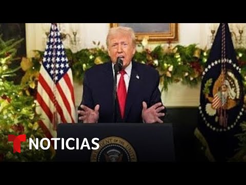 Vea en español el discurso de Trump a la nación desde la Casa Blanca