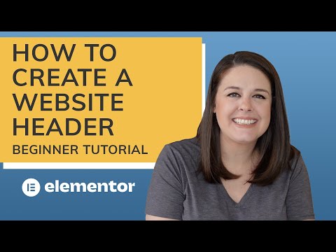 How to Create a Header in Elementor Pro (Beginners Tutorial)