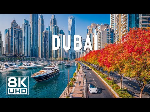 Dubai 8K UHD – Explore Futuristic Skylines, Golden Sands, and Arabian Nights in Style