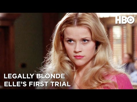 Elle Woods' First Trial | Legally Blonde | HBO
