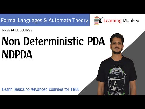 Non Deterministic PDA NDPDA || Lesson 74 || Finite Automata || Learning Monkey ||