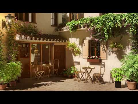 Spring Morning Jazz at a Cozy Outdoor Café | Relaxing Jazz Playlist