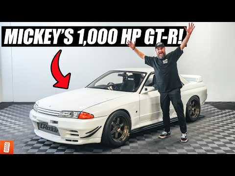 Revealing his +1,000 HP Nissan GT-R!