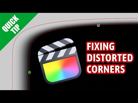 Fixing distorted corners in Final Cut Pro's shape mask