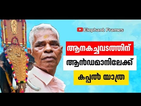 ആൻഡമാനിലേക്ക് ആനയെ  വാങ്ങാൻ പോകുന്നു/elephant frames/ പാറാശ്ശേരി ചാമി