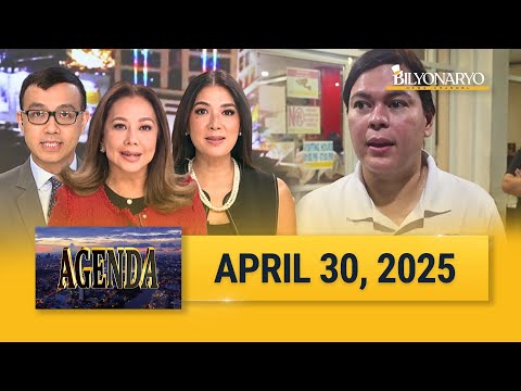 Agenda | April 30, 2025
