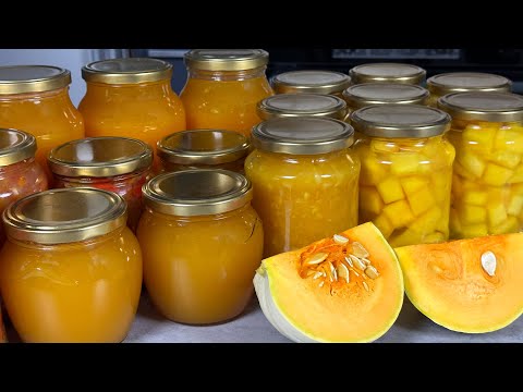 Повторяю каждый год: 7 самых лучших РЕЦЕПТОВ ЗАГОТОВКИ ТЫКВЫ НА ЗИМУ от канала "Сейчас Приготовим!"