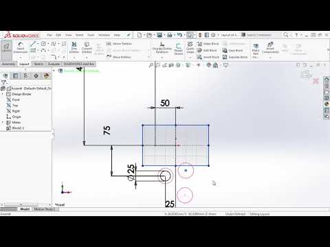 Solidworks Tutorial 55: Assembly Layout Sketch