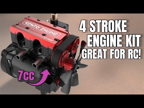 Build a 7cc Nitro 4 Stroke 2 Cylinder Engine
