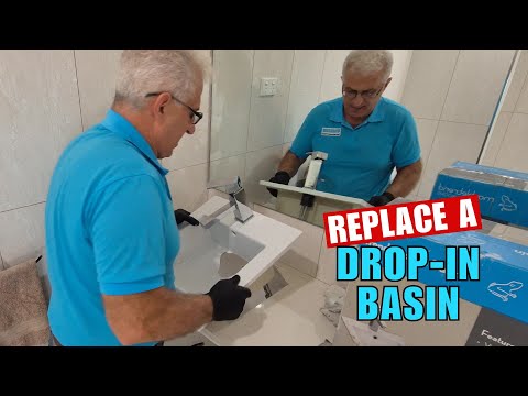 How to Replace a Damaged Drop-in Basin, Quick & Easy! DIY