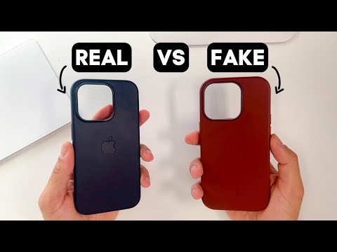 Fake vs Real iPhone Leather Case