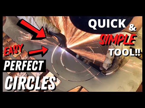 How to Make a QUICK + EASY Circle Cutting Guide for Your PLASMA CUTTER!!