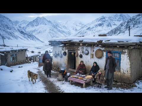 Surviving the Extreme Snowy Winter | Village Life & Traditional Cooking in Afghanistan.