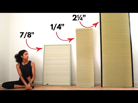 I tried 3 different Japanese tatami mats, here’s how it went