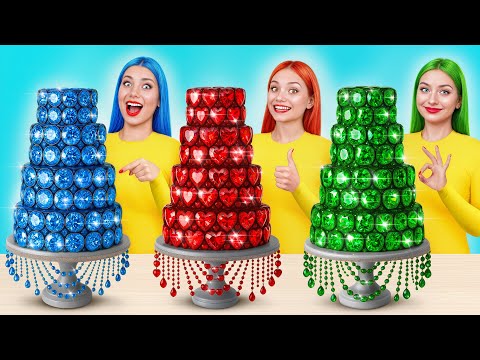 หญิงสาวมรกต, รูบี้ และเพชร ความท้าทายในการตกแต่งเค้ก | สถานการณ์ตลก Super Hyper DO