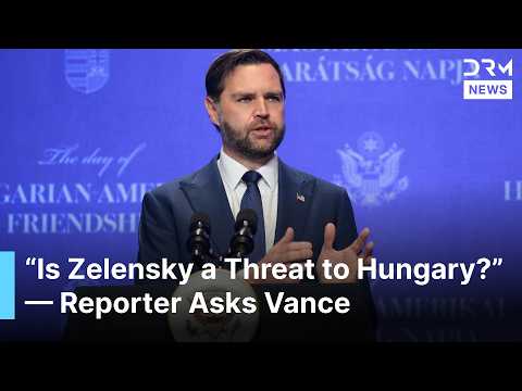 “Is Zelensky a Threat to Hungary?” — Reporter Presses Vance and Orbán on Ukraine Crisis | AC1B