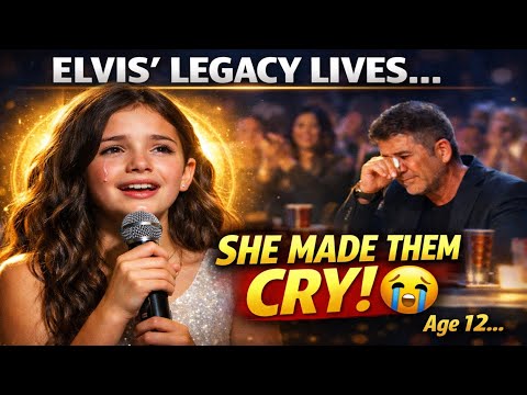 12-Year-Old Elvis Presley’s Granddaughter STUNS the Judges with Emotional Performance 😭🎤