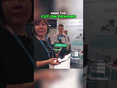 Revolutionize Phone Protection: Print & Apply Screen Protectors On-Demand! #shorts