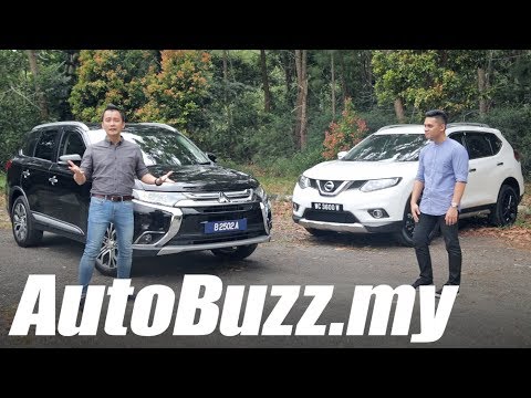 Mitsubishi Outlander 2.0 4WD vs Nissan X-Trail 2.0 2WD review - AutoBuzz.my
