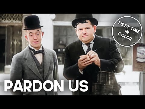 Pardon Us | LAUREL & HARDY COLORIZED