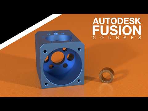 Autodesk Fusion Intermediate Course - 1/10 - Crankcase & Bushing 4-Stroke RC Engine (2025)