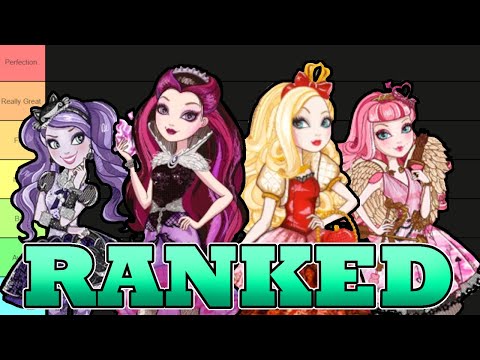 RANKING Ever After High Designs part 1