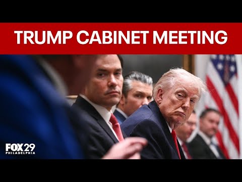 Trump holds cabinet meeting: Full