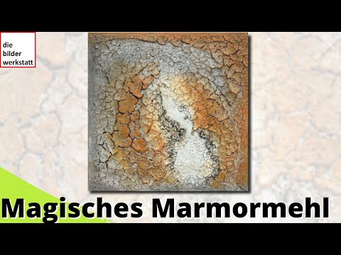 Marble dust very simple: Dreamlike structures for your abstract pictures