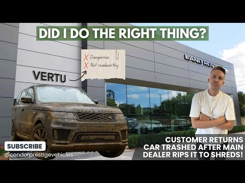 NIGHTMARE CUSTOMER RETURNS RANGE ROVER SPORT TRASHED AFTER 14 DAYS! Did I Do The Right Thing?!