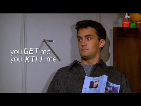 Chandler Bing being SARCASTIC & RELATABLE