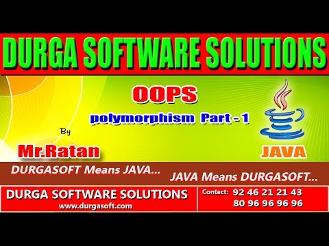Corejava - OOPs -Polymorphism Part - 1