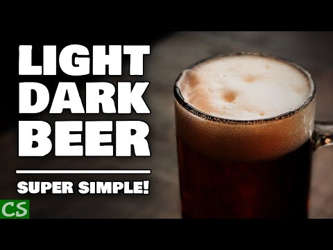 Light Dark Beer? (Super Simple Method to Make your Own Beer)