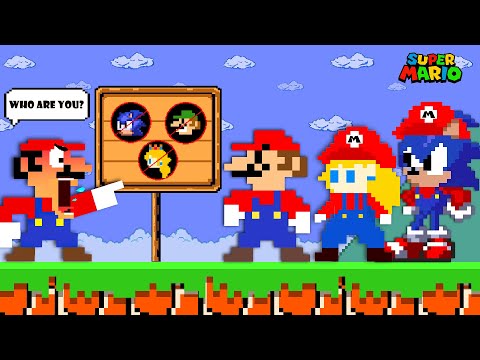 Super Mario Bros. but All Fake Mario Impostors Are Forbidden Here!!