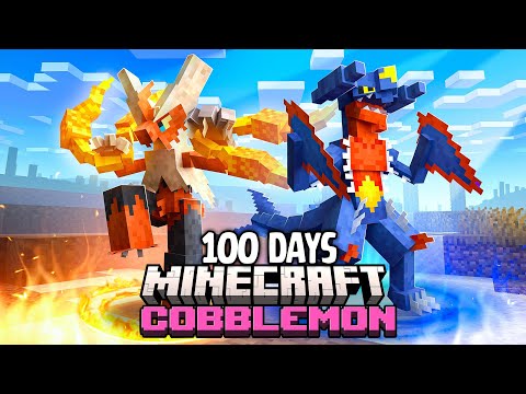 I Spent 100 DAYS in MEGA EVOLUTION ONLY COBBLEMON VS My Rival!