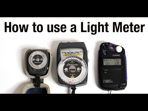 Choosing and Using a Hand Held Light Meter