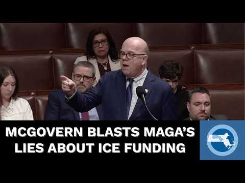 McGovern BLASTS Republicans' Lies About ICE Funding