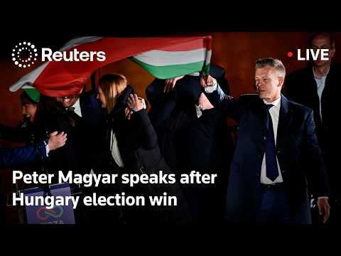 LIVE: Peter Magyar speaks to the press after defeating Orban in Hungary election