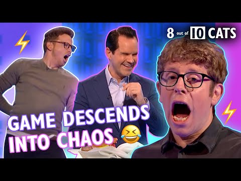 Jimmy Carr Cries With Laughter As Game Descends into Absolute Chaos | 8 Out of 10 Cats