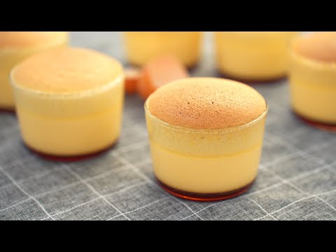 Castella Custard Pudding Caramel Cake