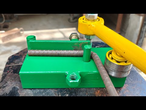 Amazing Homemade Bender Smart idea for bending flat bar round bar square bar