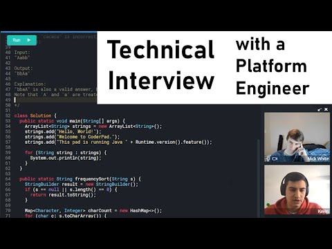 Technical Interview with a Software Engineer - Algorithms & Data Structures
